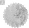 White Tissue Pom Poms DIY Tissue Paper Flowers for Birthday Wedding Baby Shower Tea Party Dessert Table Decoration, Pack of 18